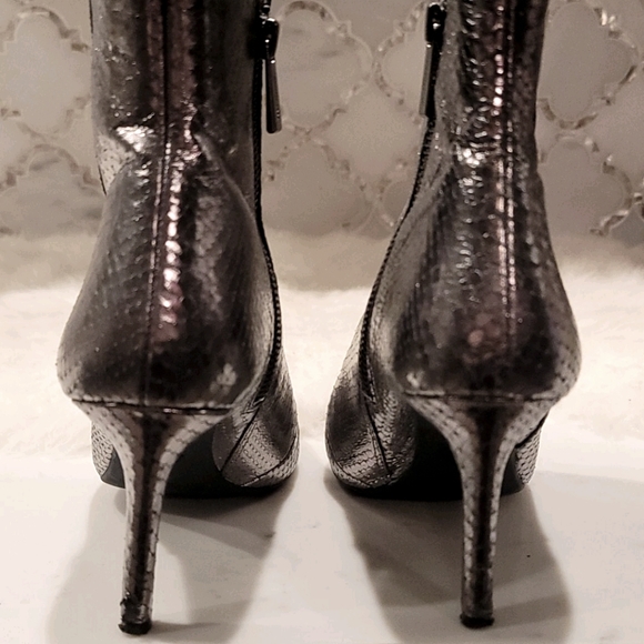 Michael Kors silver Leona ankle boots - Picture 6 of 10